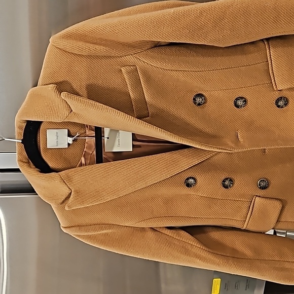 💕FAVORITE DAUGHTER💕 The Simon Coat ~ Camel Brown XS NWT - Picture 11 of 16